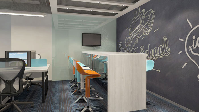 310平方小型办公室装修设计案例