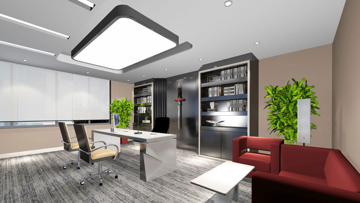 580平方中型办公室装修设计案例