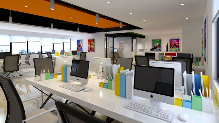 400平方教育行业办公室装修设计案例