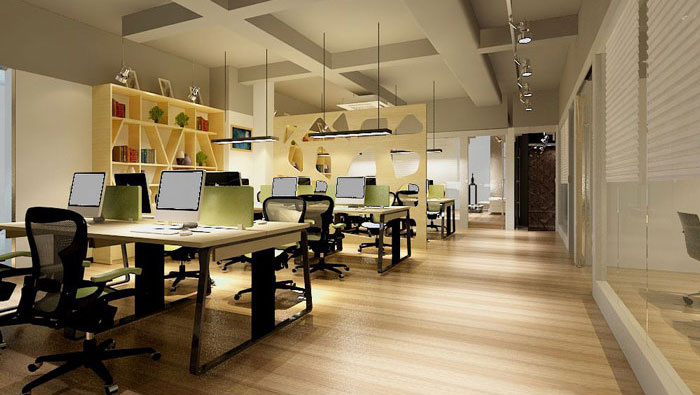 260平方现代简约办公室装修设计案例