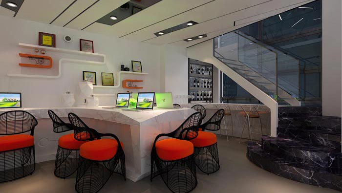 150平方loft风格办公室装修设计案例