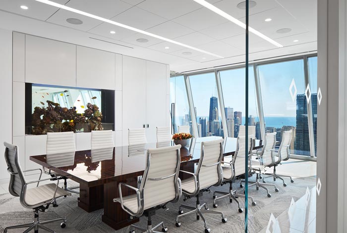 投資公司辦公室會議室裝修設計效果圖