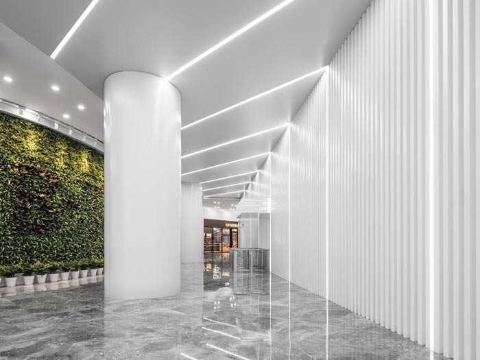 上海宝钢大厦走廊设计方案