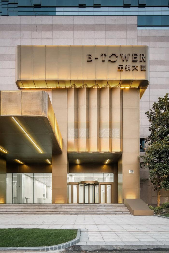 上海宝钢大厦入口设计方案