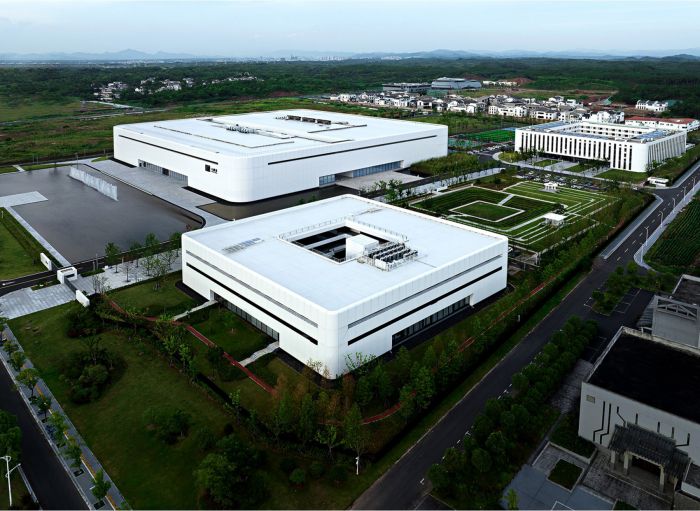 黄山小罐茶中央工厂建筑外观