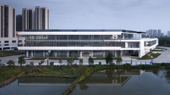 宝马中国厂房园区建筑外立面